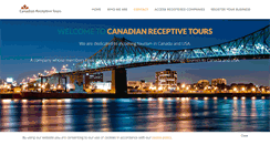 Desktop Screenshot of canadianreceptivetours.com